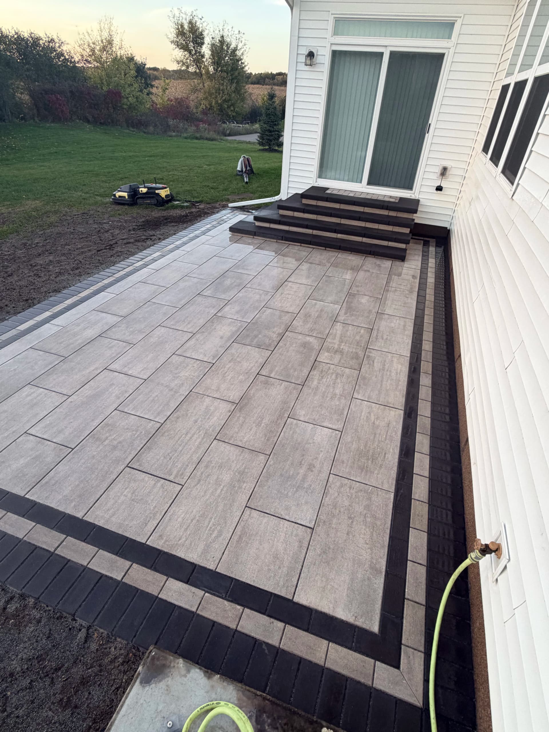 Gallery photos for Grand Discover XL Paver Patio Built for Rosemount Backyard: Image #2