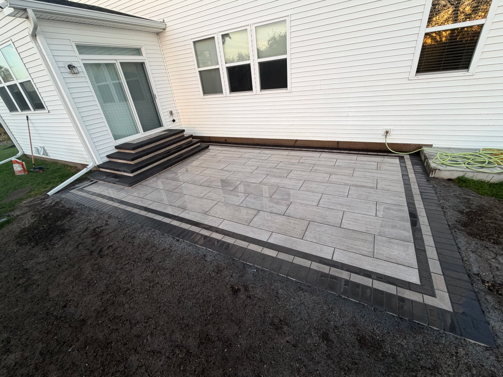 Gallery photos for Grand Discover XL Paver Patio Built for Rosemount Backyard: Image #1