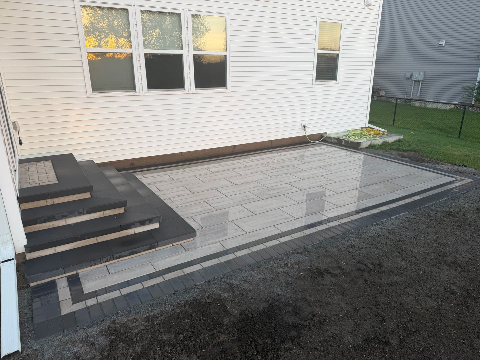 Gallery photos for Grand Discover XL Paver Patio Built for Rosemount Backyard: Image #3
