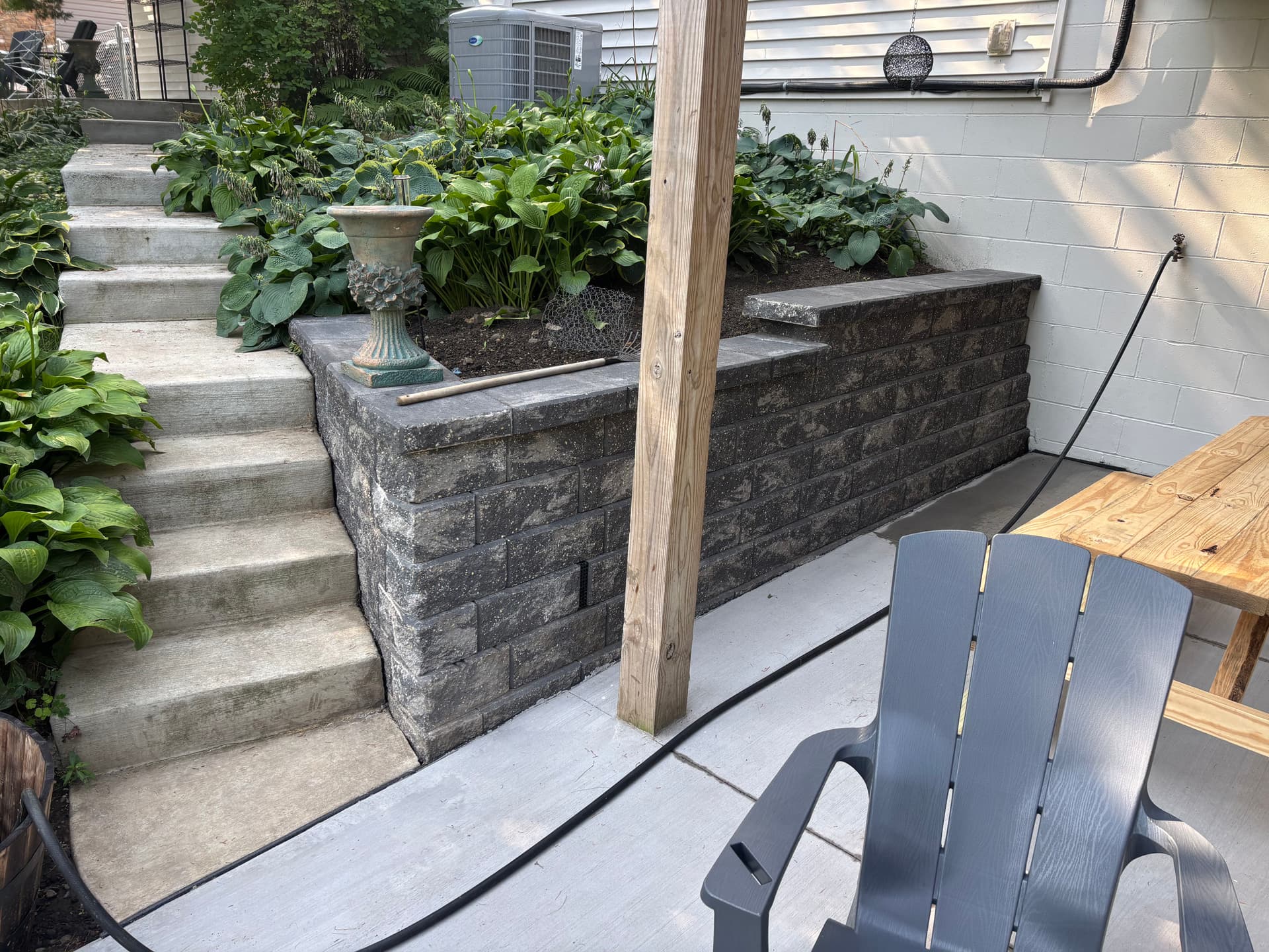 Gallery photos for Retaining Wall and Concrete Pad Done Right in Apple Valley: Image #2