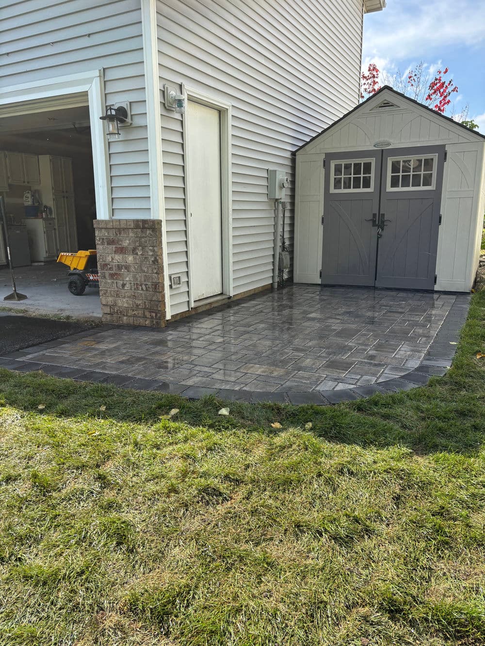 Gallery photos for Enhanced Shed Access and Yard Upgrade in Rosemount: Image #1
