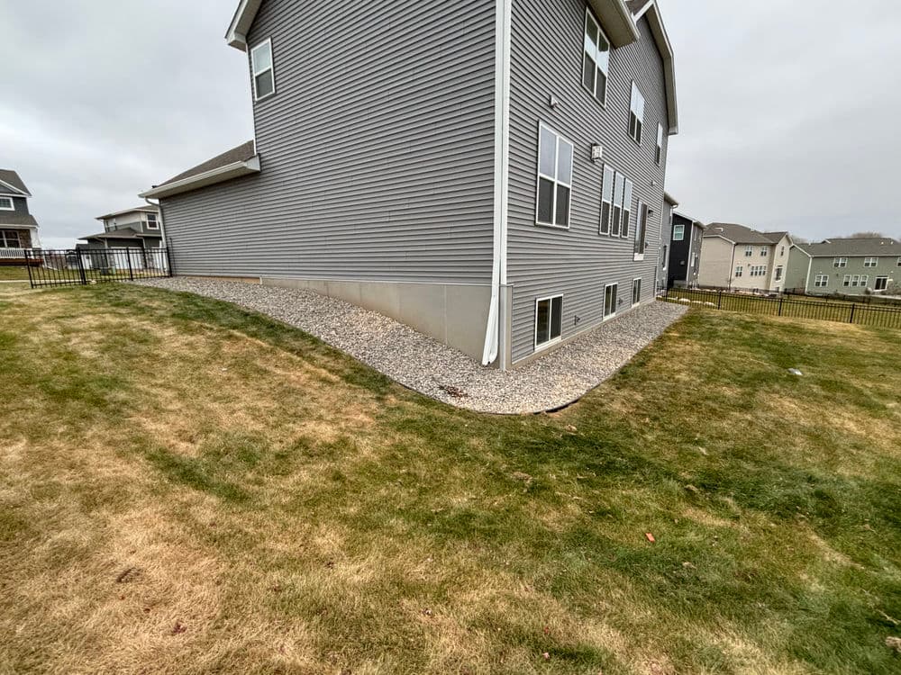 Project New Rock Beds Installed Around Residential Property in Rosemount image