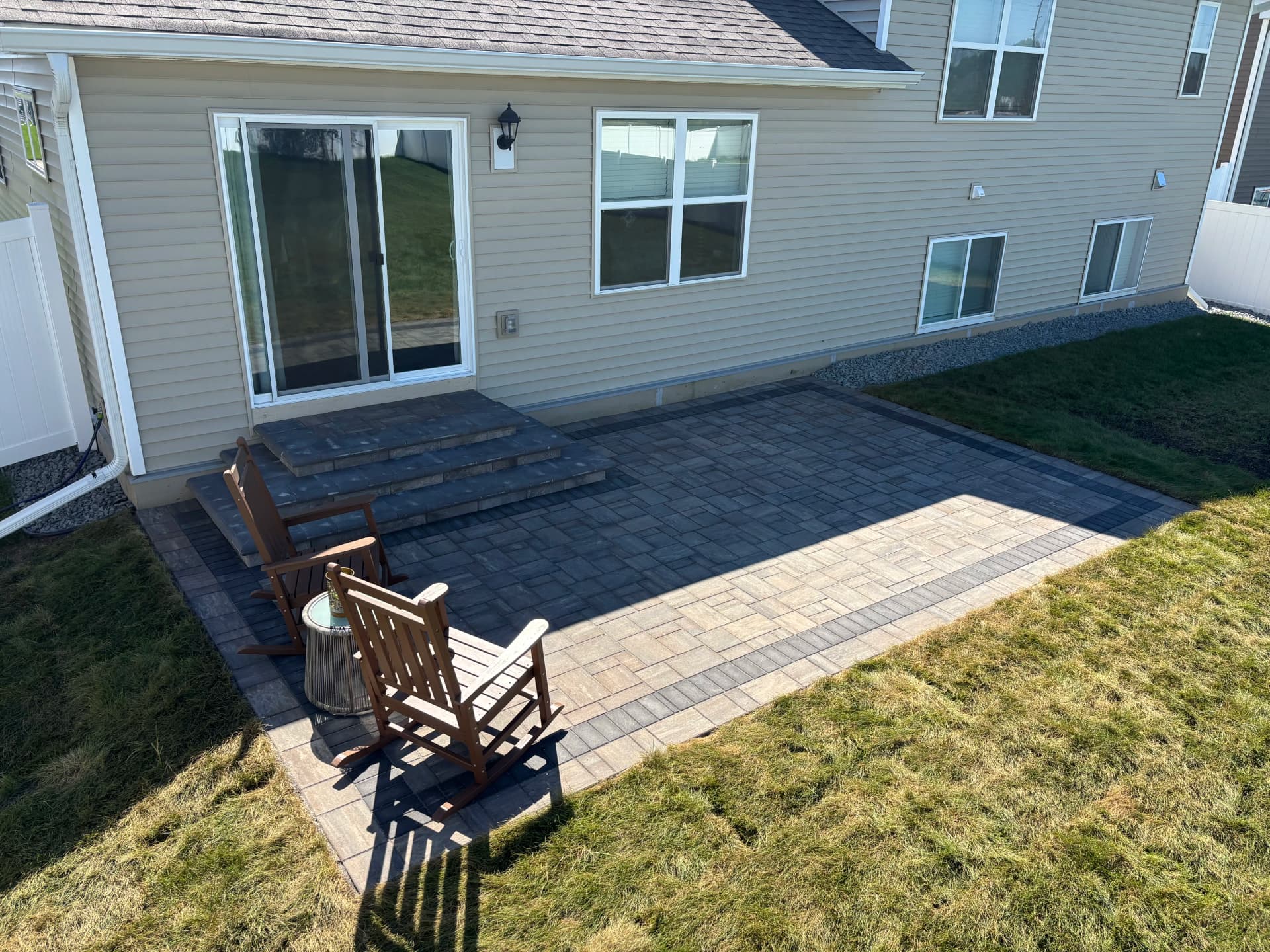 Gallery photos for Fresh Paver Patio Install in Rosemount MN: Image #2
