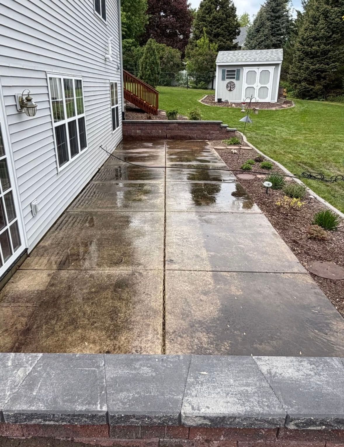 Gallery photos for Failing Retaining Walls Rebuilt Right With Versa-Lok and Proper Drainage: Image #4